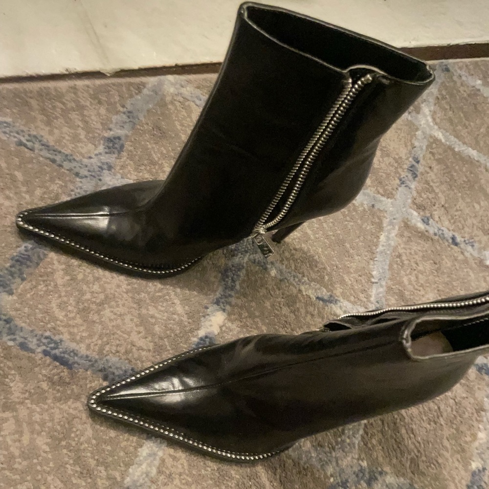 zara rhinestone heels